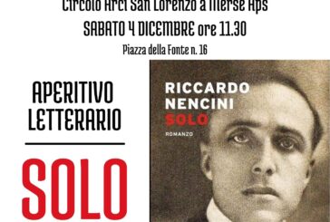 Aperitivo letterario al Circolo Arci di San Lorenzo a Merse con Riccardo Nencini