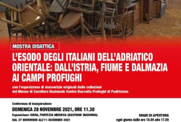 “L’esodo degli italiani dall’Adriatico orientale”: la mostra didattica in Fortezza