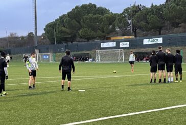 Siena: allenamento tattico al Bertoni