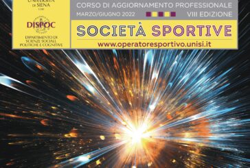 Operatore delle società sportive: aperte le iscrizioni al corso di aggiornamento