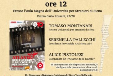 A Siena la presentazione del 10° Atlante delle guerre e dei conflitti del mondo