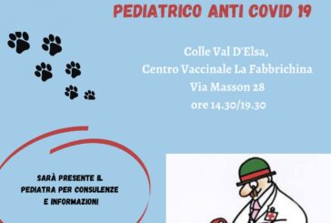 A Colle open day per la vaccinazione dei bambini tra 5 e 11 anni