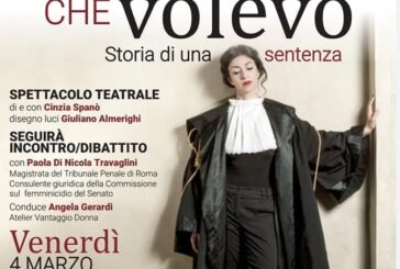 Violenza di genere e giustizia nello spettacolo “Tutto quello che volevo”