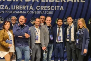 Delegazione FdI alla conferenza programmatica di Milano