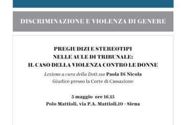 “Pregiudizi e stereotipi nelle aule di tribunale”: lezione aperta di Paola di Nicola