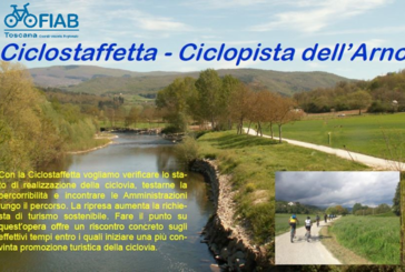 Ciclostaffetta 2022 lungo la Ciclovia dell’Arno. “Un percorso che unisce”