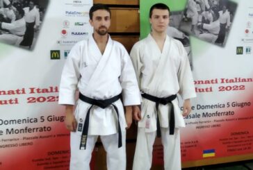 Filippo Belli e Valerio Contigiani agli Assoluti Fikta di karate