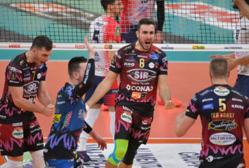 Il centrale Omar Biglino in maglia biancoblu