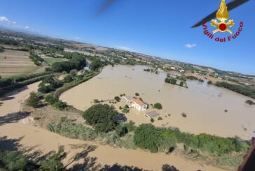 Maltempo nelle Marche: anche i Vigili del fuoco di Siena in soccorso