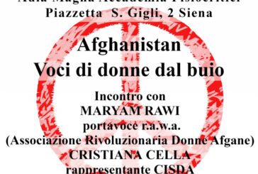 All’Accademia dei Fisiocritici l’incontro con Maryam Rawi e Cristiana Cella