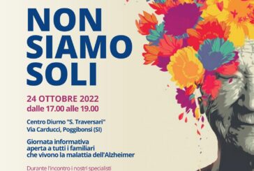 A Poggibonsi il 24 ottobre si parla di Alzheimer