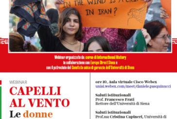 Webinar “Capelli al vento. Le donne iraniane e la lotta per la libertà”