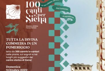 “100 Canti”,  il popolo di Dante tra le strade di Siena