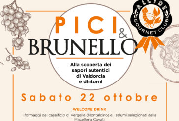 Alcide Club Gourmet torna con Pici&Brunello