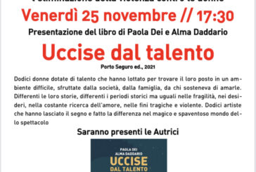 A Firenze libri che parlano di donne: Uccise dal talento