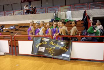 Mens Sana Genesis Majorette-Twirling ai Campionati Nazionali