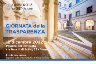 Si celebra la “Giornata della Trasparenza” all’Università di Siena