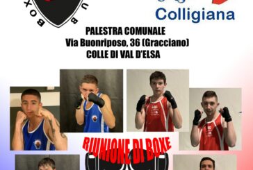 Trofeo del cristallo: sul ring i pugili di boxing Club Siena e Pugilistica colligiana