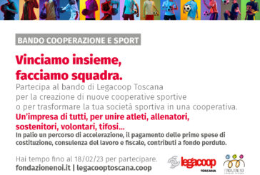 Sport e cooperazione: al via il bando Legacoop Toscana