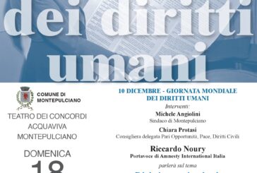 Diritti umani rubati: Noury (Amnesty) dialoga su giovani e donne