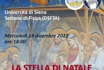 L’Unione Astrofili Senesi invita all’incontro sulla “Stella di Natale”