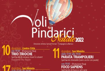 “Voli Pindarici” in città e nei quartieri tra spettacoli itineranti, circo e trampolieri