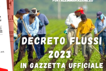 Decreto flussi: in arrivo le quote provinciali per non comunitari