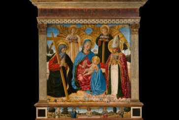 La “Madonna col Bambino e Santi” di Benozzo Gozzoli torna a splendere