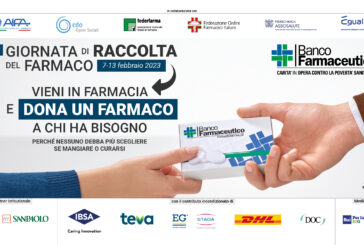 Dal 7 al 13 febbraio torna la Giornata di raccolta del farmaco