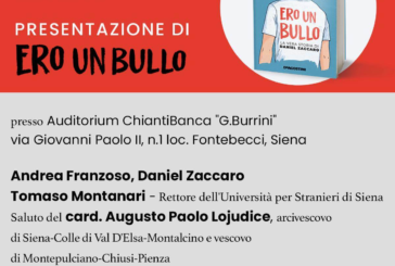 “Ero un bullo”: presentazione del libri nell’auditorium ChiantiBanca