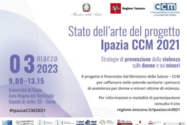 Progetto “Ipazia Ccm 2021″: strategie di prevenzione della violenza su donne e minori