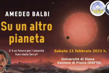 L’astrofisico Amedeo Balbi ospite degli Astrofili Senesi