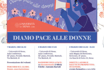 “Diamo pace alle donne”.  L’Università di Siena aderisce alle iniziative