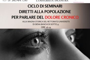 Ciclo di incontri all’UniSi per parlare di dolore cronico