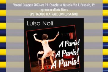 Nuovo appuntamento con la rassegna “Pagine e Parole. Libri d’autore e performance teatrali”