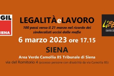 “Legalità e lavoro”: CGIL e Libera nel ricordo dei sindacalisti uccisi dalle mafie