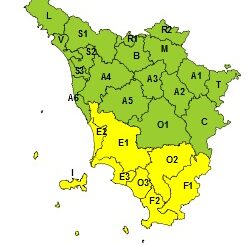 Allerta meteo dalla sera di venerdì 7 alla mattina di sabato 8