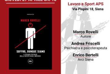 Marco Rovelli a Siena con il libro “Soffro dunque siamo” e   l’album “Portami al confine”