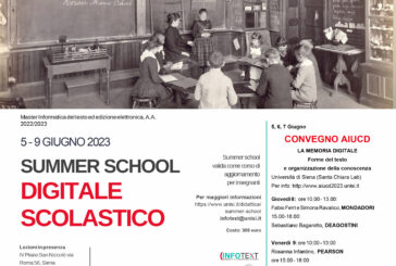 Unisi: Summer Schools su “E-book” e “Digitale scolastico”