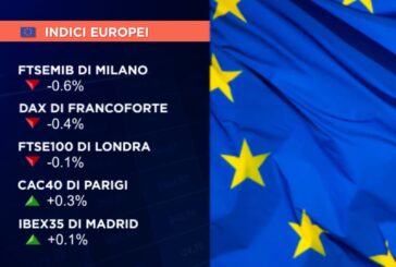 LISTINI EUROPEI CHIUDONO MISTI, PIAZZA AFFARI -0,6%