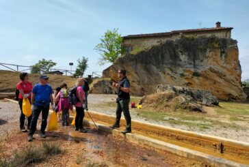 Malena e Acqua Borra: i camminatori raccolgono i rifiuti