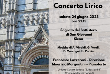 Concerto dell’Unione corale Bastianini sul sagrato del Battistero