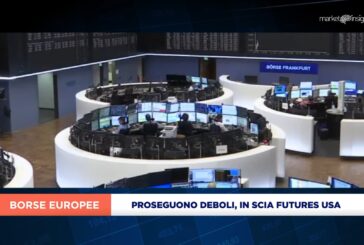 BORSE EUROPEE DEBOLI A METÀ SEDUTA CON PIAZZA AFFARI A -0,4%