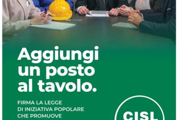 Cisl lancia la raccolta firme per “Partecipazione al lavoro”