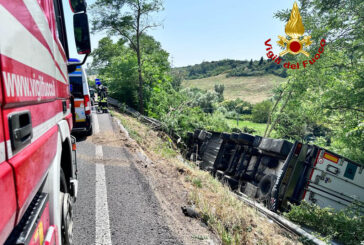 Rimozione autocarro: chiusa temporaneamente parte della tangenziale