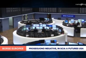 LISTINI EUROPEI NEGATIVI A METÀ SEDUTA, PIAZZA AFFARI -0,9%