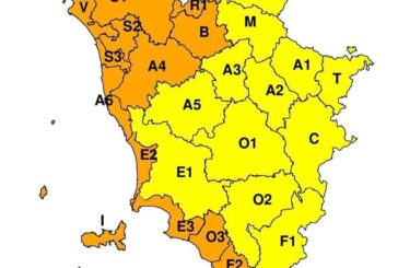 Maltempo: allerta arancione e gialla