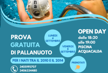 Pallanuoto Siena: open day per i nuovi giocatori U12 e U14