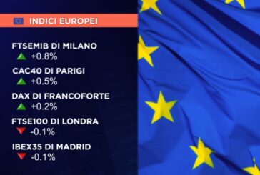 BORSE EUROPEE CHIUDONO MISTE, PIAZZA AFFARI +0,8%