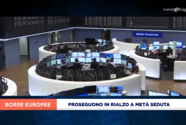 EUROPA AMPLIA I GUADAGNI A METÀ SEDUTA CON PIAZZA AFFARI A +0,8%